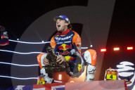 Cérémonie d'arrivée du Dakar 2025 à Subaytah (Arabie Saoudite)