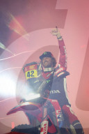 Cérémonie d'arrivée du Dakar 2025 à Subaytah (Arabie Saoudite)
