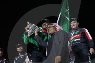 Cérémonie d'arrivée du Dakar 2025 à Subaytah (Arabie Saoudite)