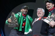 Cérémonie d'arrivée du Dakar 2025 à Subaytah (Arabie Saoudite)