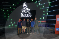 Cérémonie d'arrivée du Dakar 2025 à Subaytah (Arabie Saoudite)