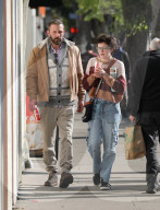 PREMIUM EXCLUSIVE Ben Affleck's Dour Mood Is Contrasted By Fin's Joyous Demeanor