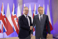 Prime minister Keir Starmer visits Poland