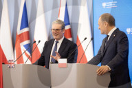 Prime minister Keir Starmer visits Poland