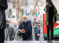 Pro Palestinian rally in Whitehall, London, UK.
