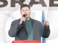 Pro Palestinian rally in Whitehall, London, UK.