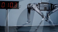 Robot dog can do 100 metres in 10 seconds