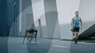 Robot dog can do 100 metres in 10 seconds