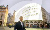 Sadiq Khan Mayor of London 
Launches the ‘loved and wanted’ campaign at Piccadilly Circus, London, UK.
