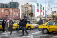 Posters of Iranians slain judges on Tehran streets