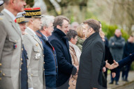 Le président de la République française Emmanuel Macron présente ses voeux aux forces armées à Cesson-Sévigné, au Commandement de l’Appui Terrestre Numérique et Cyber