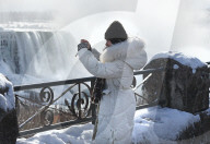 Niagara Falls freeze in Artic Blast