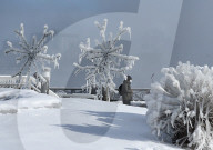 Niagara Falls freeze in Artic Blast