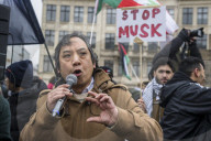 Pro-Gaza demonstration in Brussels with anti-Trump and climate action messages