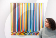 London Art Fair 2025 at Design Centre Islington, London, UK.