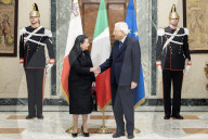 Sergio Mattarella riceve Presidente della Repubblica di Malta, Myriam Spiteri Debono