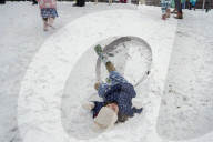 Houston Hit With Arctic Snow Storm