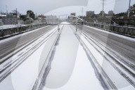 Houston Hit With Arctic Snow Storm