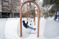 Houston Hit With Arctic Snow Storm
