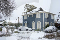 Houston Hit With Arctic Snow Storm