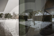 Houston Hit With Arctic Snow Storm