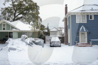 Houston Hit With Arctic Snow Storm