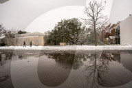 Houston Hit With Arctic Snow Storm