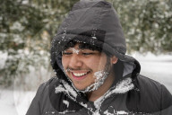 Houston Hit With Arctic Snow Storm