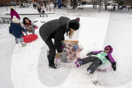 Houston Hit With Arctic Snow Storm