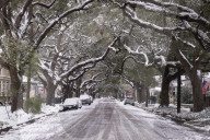 Snow storm hits Houston