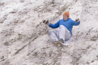 Snow storm hits Houston