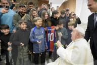 Papa Francesco durante udienza generale del mercoledÃ¬
