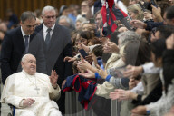 Papa Francesco durante udienza generale del mercoledÃ¬
