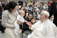 Papa Francesco durante udienza generale del mercoledÃ¬
