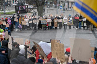 Lyiv rally for Ukrainian POWs 