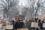 Lyiv rally for Ukrainian POWs 