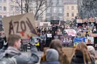 Lyiv rally for Ukrainian POWs 