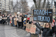 Lyiv rally for Ukrainian POWs 