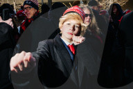 Trump supporters gather in DC to attend the president’s inauguration - in pictures