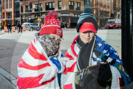 Trump supporters gather in DC to attend the president’s inauguration - in pictures