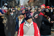 Trump supporters gather in DC to attend the president’s inauguration - in pictures
