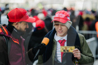 Trump supporters gather in DC to attend the president’s inauguration - in pictures
