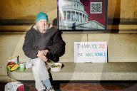 Trump supporters gather in DC to attend the president’s inauguration - in pictures