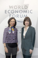 Rachel Reeves UK Chancellor of the Exchequer attends Davos 2025