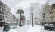 NEWS -  Starker Schneefall in  New Orleans