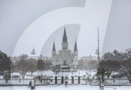 NEWS -  Starker Schneefall in  New Orleans