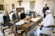 Papa Francesco  in udienza con Il Signor Thomas Bach, Presidente del Comitato Olimpico Internazionale