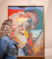 20th century Brazilian paintings in Brasil! Brasil! The Birth of Modernism at The Royal Academy of Arts, London, UK.
