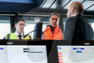 Secretary of State for Energy Security and Net Zero Ed Miliband visits the Port of Lowestoft
