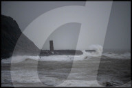 Storm Eowyn in Folkestone, UK.